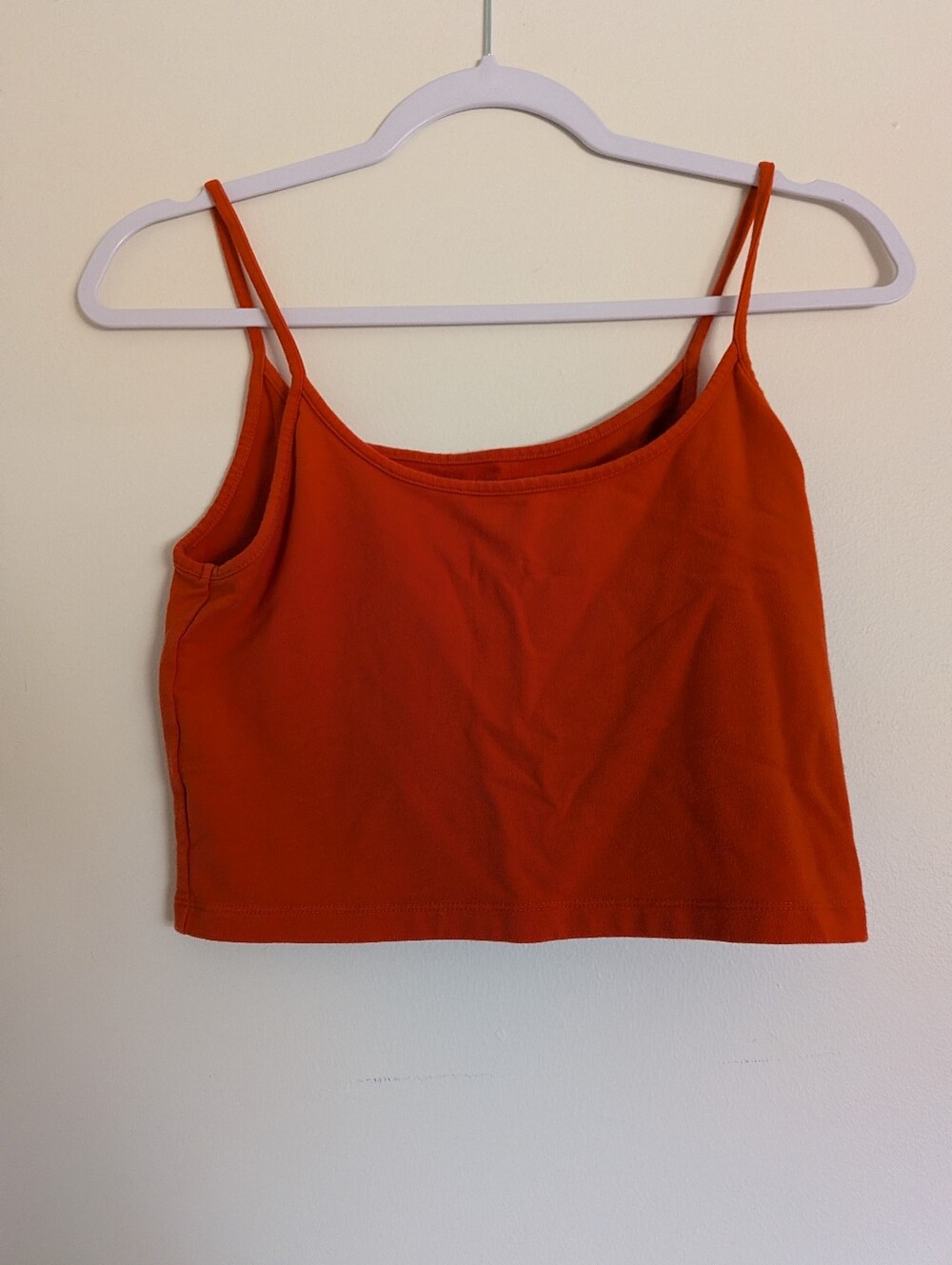 Lou & Grey Orange Cropped Tank - Small
